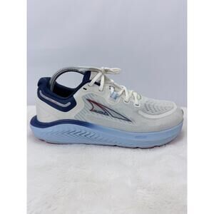 Altra Paradigm 7 Womens Running Shoes White Blue Size 9.5 Comfort